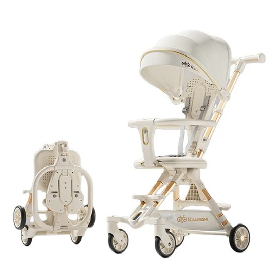 Best-selling high quality large storage basket foldable 360 degrees universal front wheel Children stroller