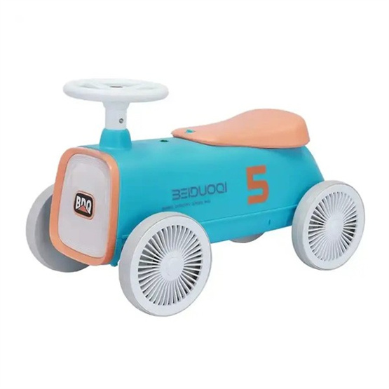 Best-selling four-wheel anti-rollover streamlined design seat with light and music Children twist car