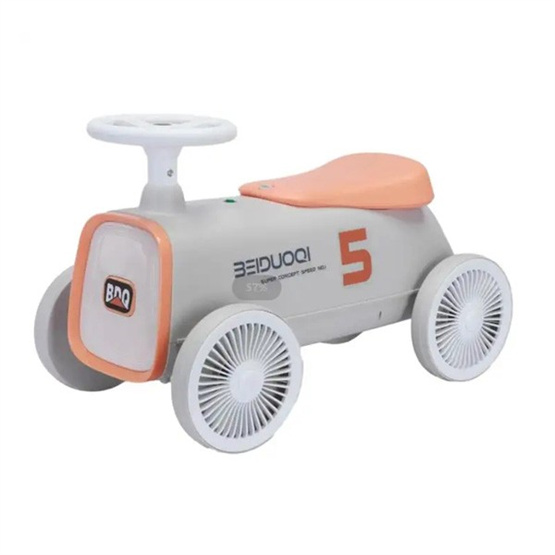 Best-selling four-wheel anti-rollover streamlined design seat with light and music Children twist car