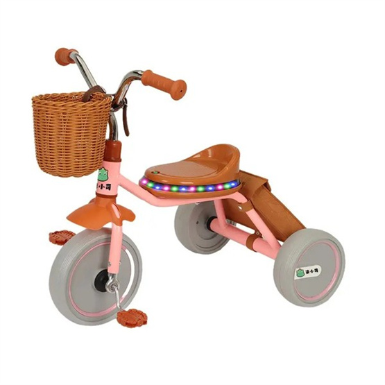 Beautiful multi-coloured children's toy with music and lights for children's tricycle