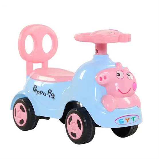 Hot selling high quality cartoon children's toys sliding Spaceman Twister car with music lighting