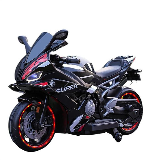 Best-selling multimedia Bluetooth early education power display with safety training wheels children's electric motorcycle