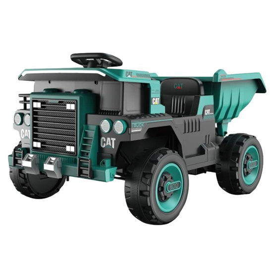 Special price High quality slow start large seat with LED light four wheel spring shock absorber electric children's dump car